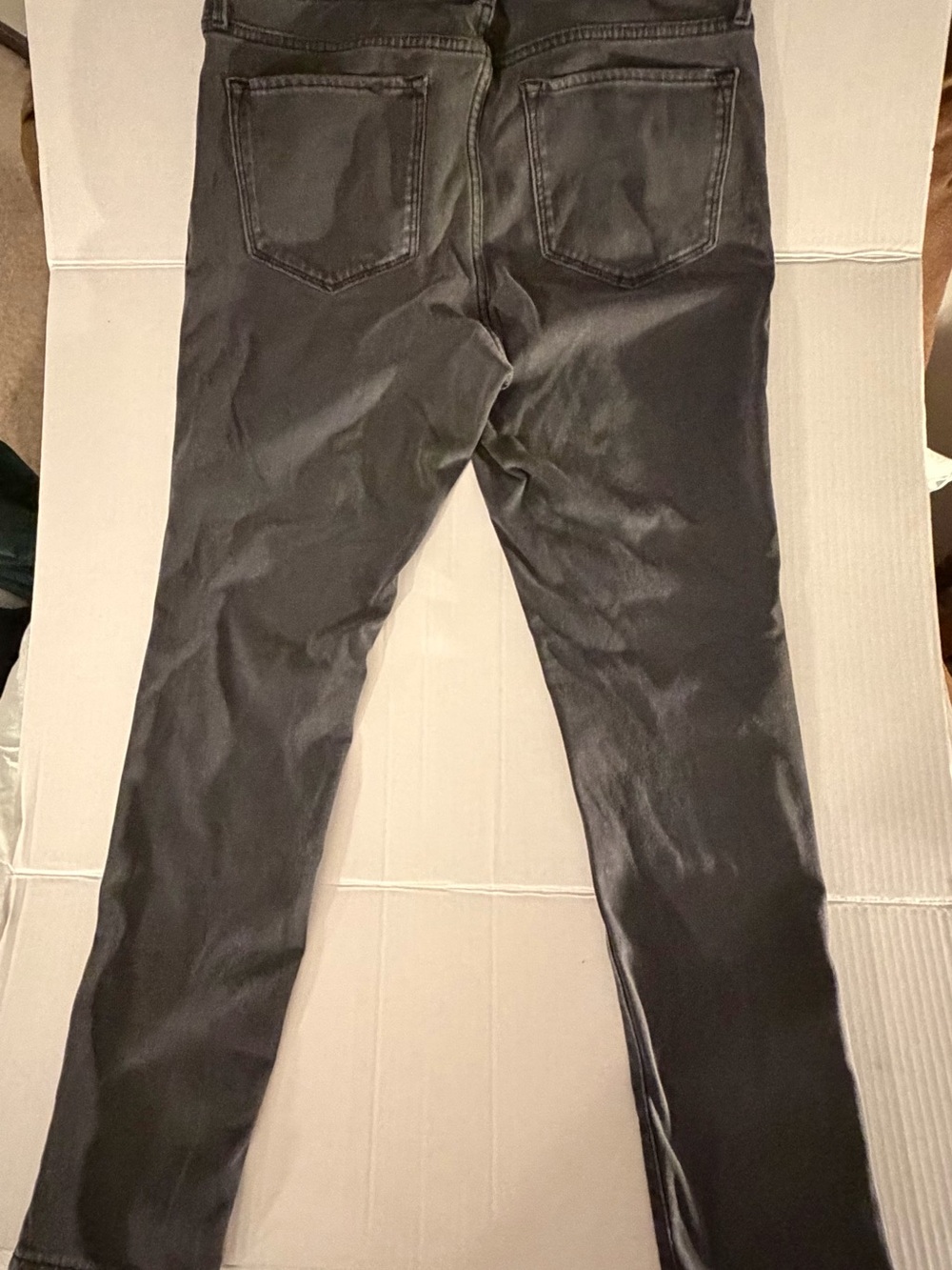 Old Navy Black Coated Skinny Jeans